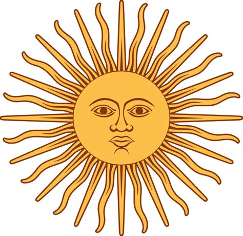 argentina flag sun